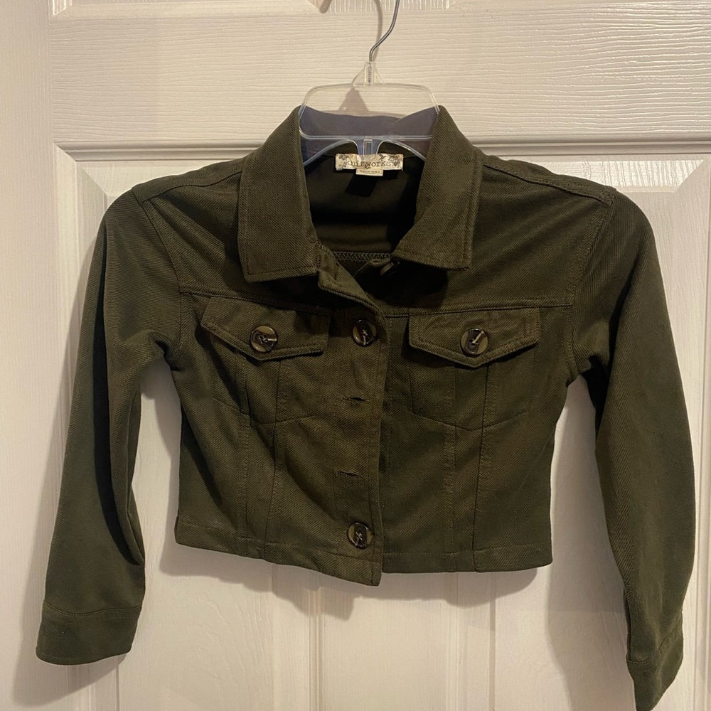 Knitworks Dark Green Knit Top
